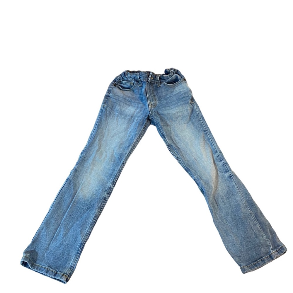 Cat and Jack Boys Straight Leg Jeans Size 8 light wash